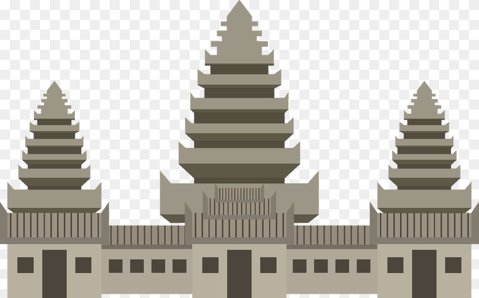 Angkor Wat Clipart, Architecture, Building, City, Temple Png Image