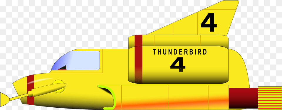 Angle Area Line Clipart Thunderbird 4, Dynamite, Transportation, Vehicle, Weapon Free Transparent Png