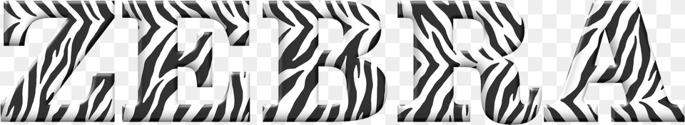Angle Monochrome Photography Text Clipart Royalty Zebra Typography, Animal, Mammal, Wildlife, Art Free Png Download