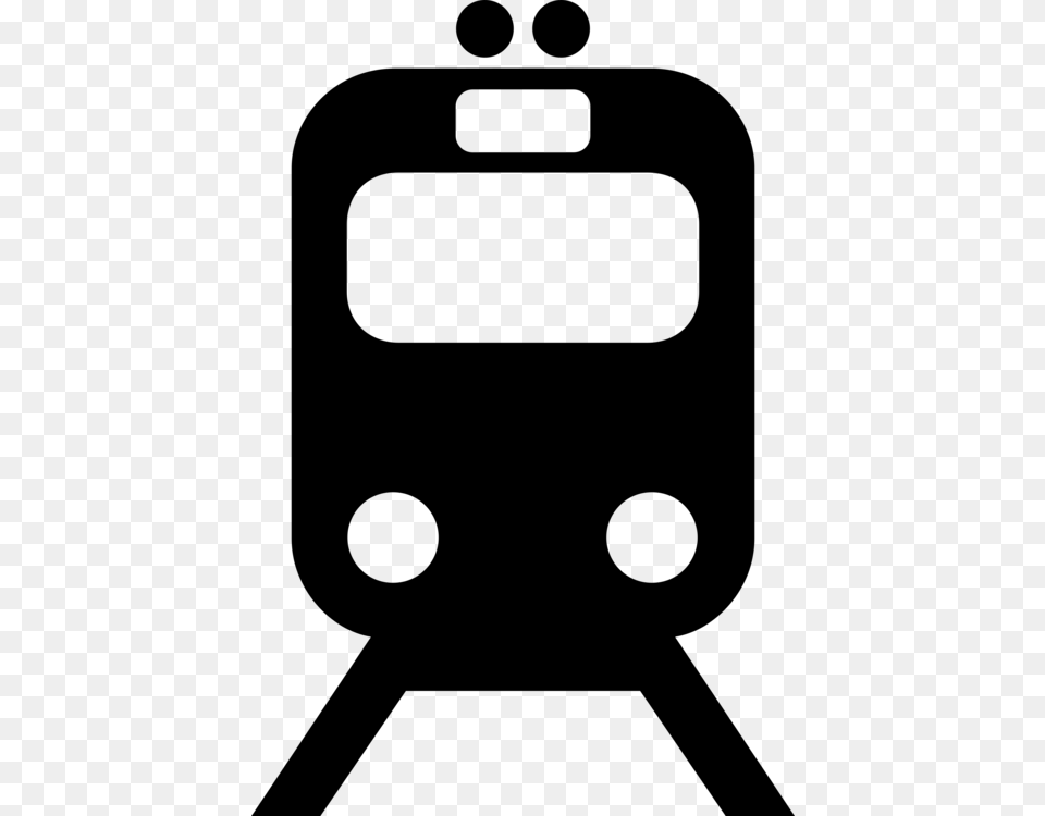 Angleblackline Rail Icon, Gray Png