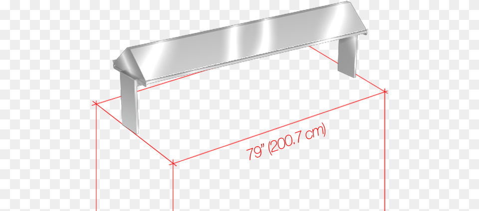 Angled 1 Deck Display 2 Sided Front Edge Turn Up Unlighted Shelf, Furniture, Bench, Handle, Table Png Image