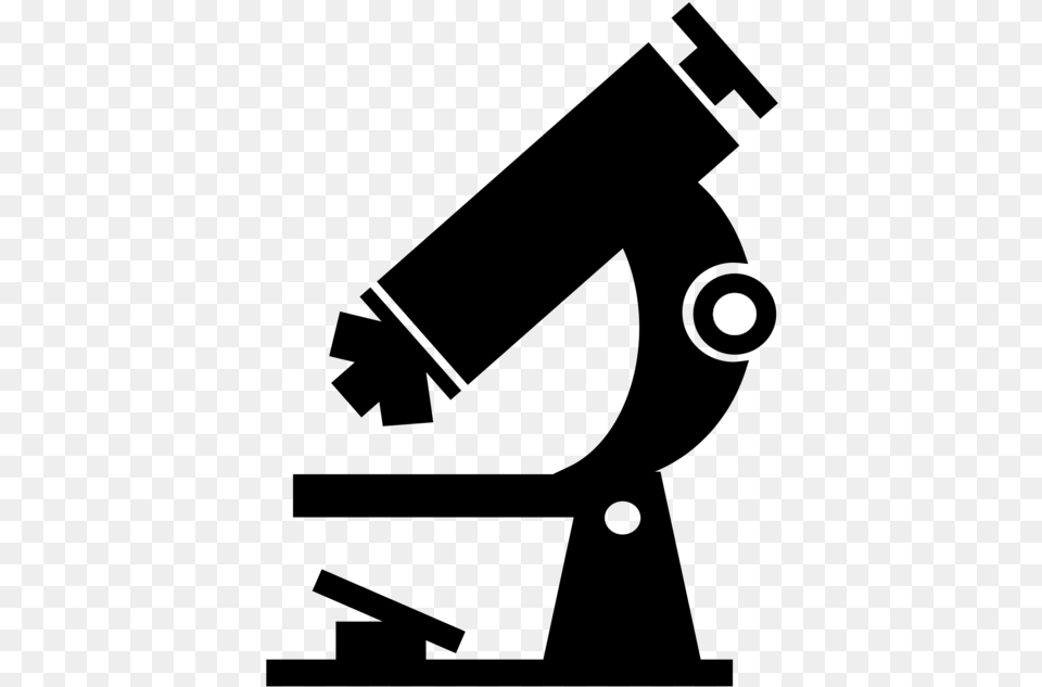 Anglemonochrome Photographysymbol Microscope Clipart, Lighting, Nature, Night, Outdoors Free Png Download