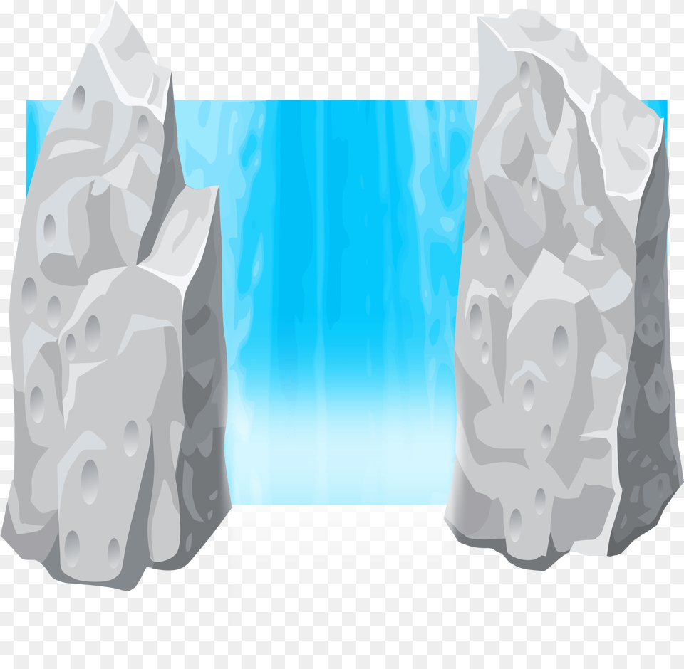 Angleplasticcomputer Icons Waterfalls Clipart, Ice, Nature, Outdoors, Iceberg Free Png Download