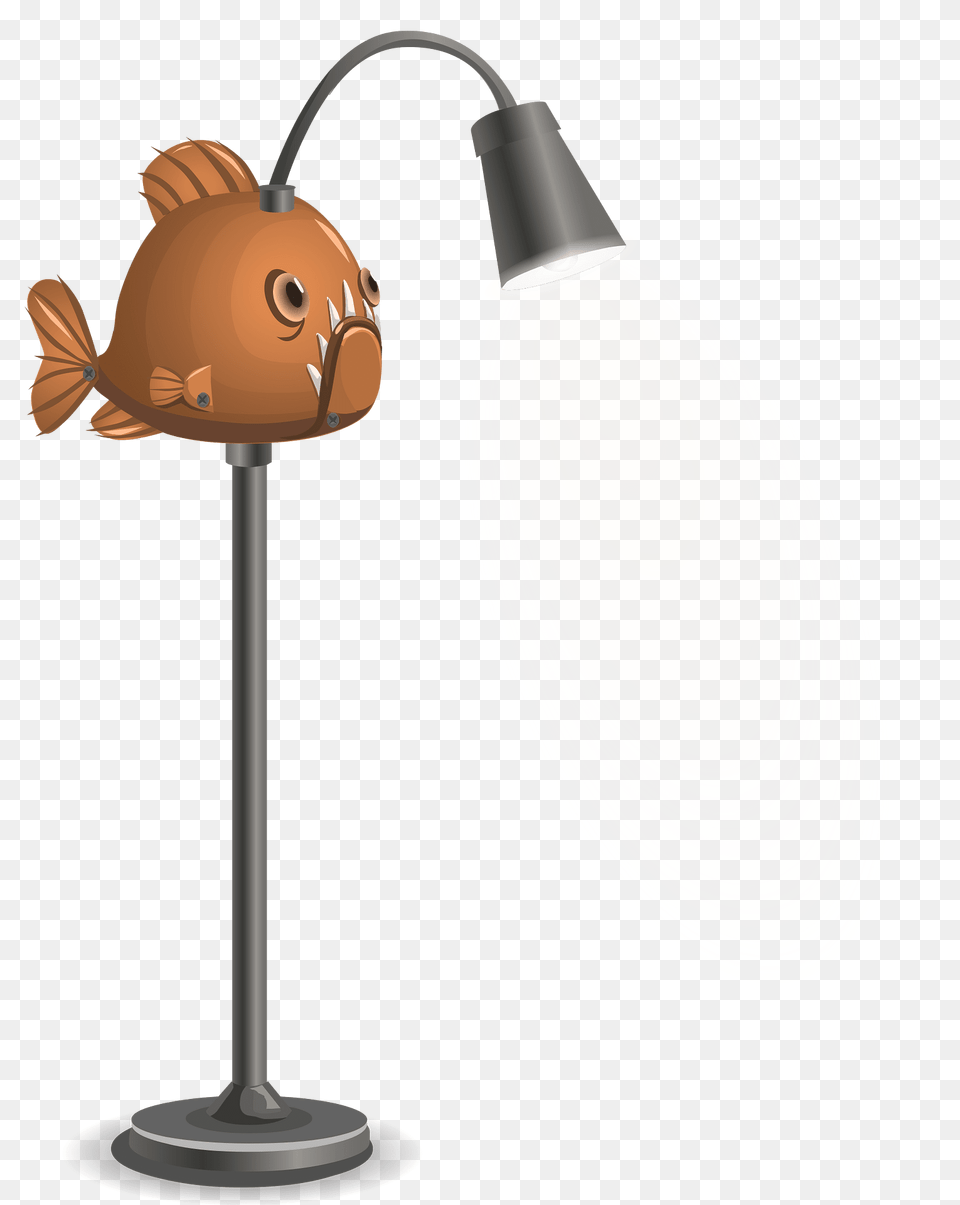 Angler Fish Fantasy Floor Lamp Clipart, Lampshade, Lighting, Table Lamp Png