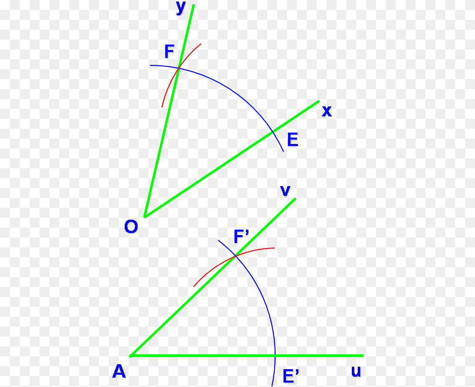 Angles 14a Comment Tracer Un Angle Avec Un Compas, Triangle Png