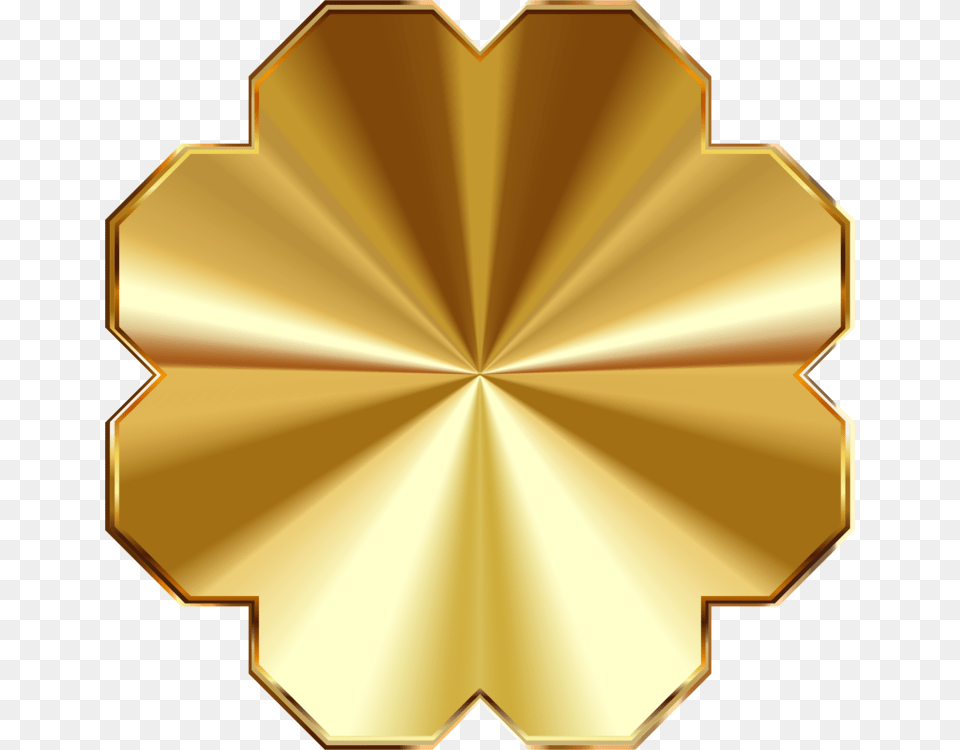 Anglesymmetrymetal Gold Plaque No Background, Leaf, Plant, Chandelier, Lamp Free Png Download