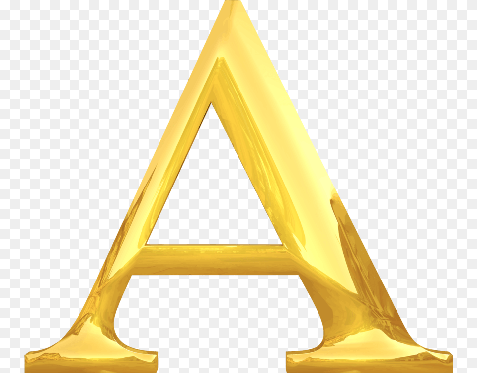 Angletriangleyellow Huruf Abjad, Triangle, Gold, Aircraft, Airplane Png