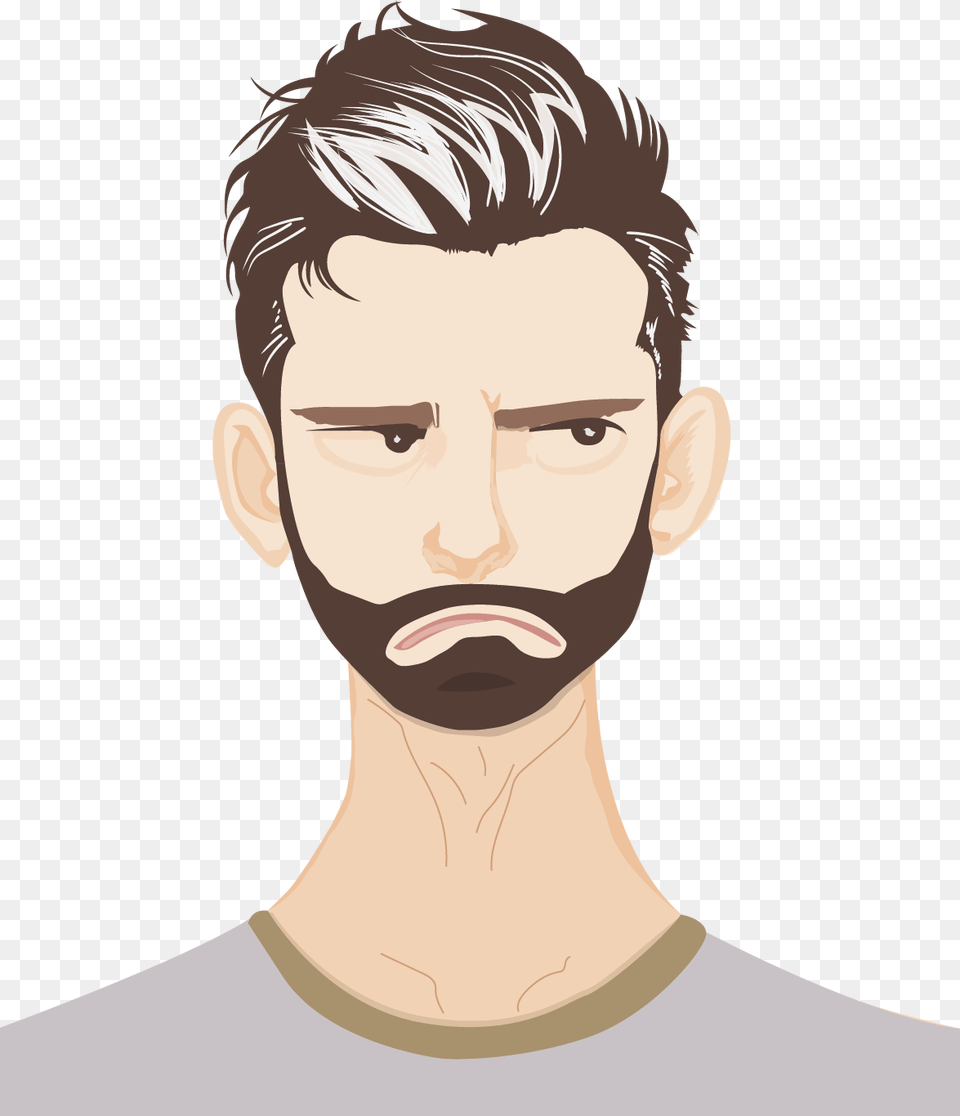 Angry And Sad Illustration, Adult, Person, Man, Male Png