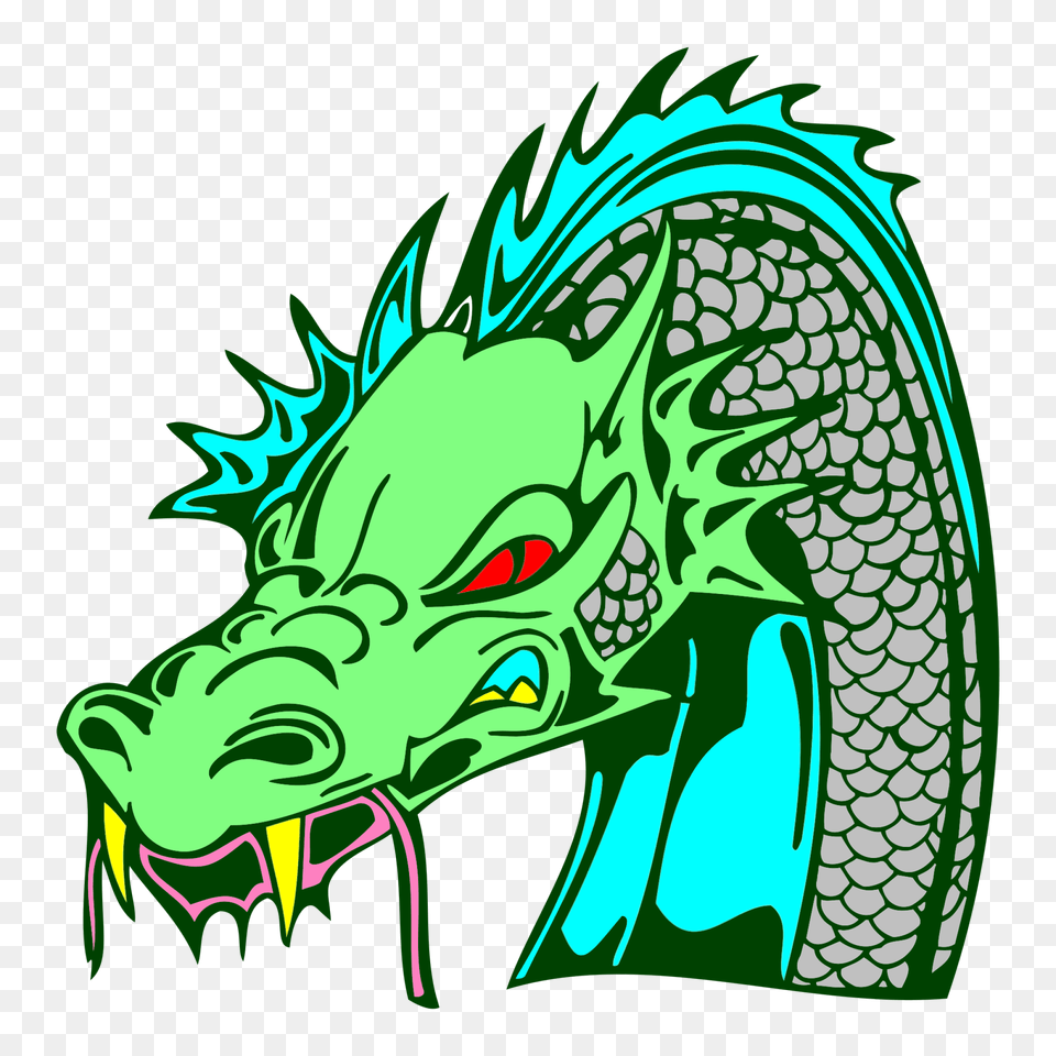 Angry Animal Creature Head Dragon Vector Free Png