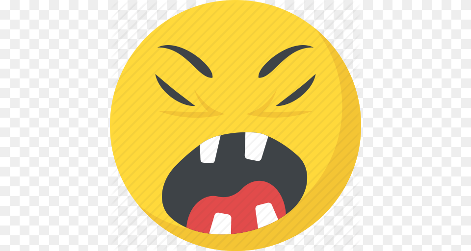 Angry Annoyed Emoji Sad Smiley Worried Icon, Logo, Body Part, Mouth, Person Free Png Download