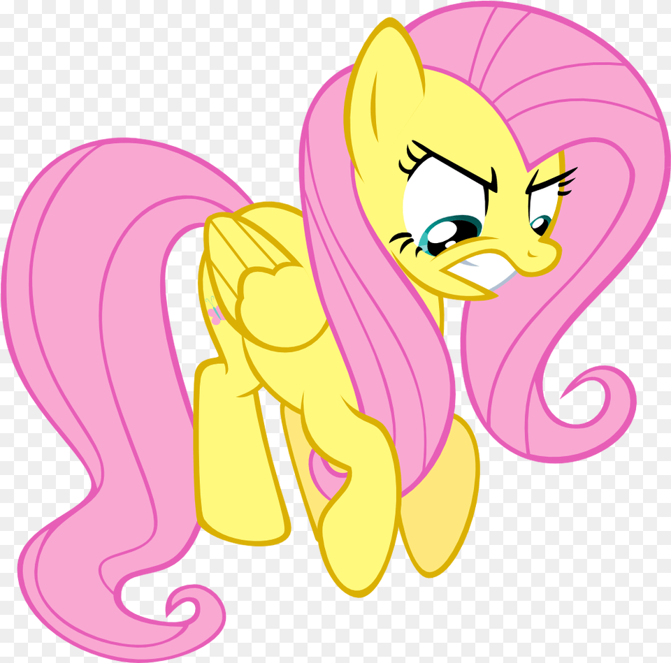 Angry Artistkopachris Fluttershy Safe Simple Angry Mlp Fluttershy Vector, Book, Comics, Publication, Face Free Png Download