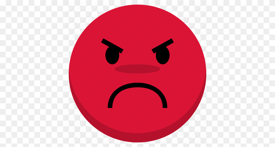 Angry Avatar Emoji Face Red Sad Cerro Del Cubilete, Disk Free Png Download