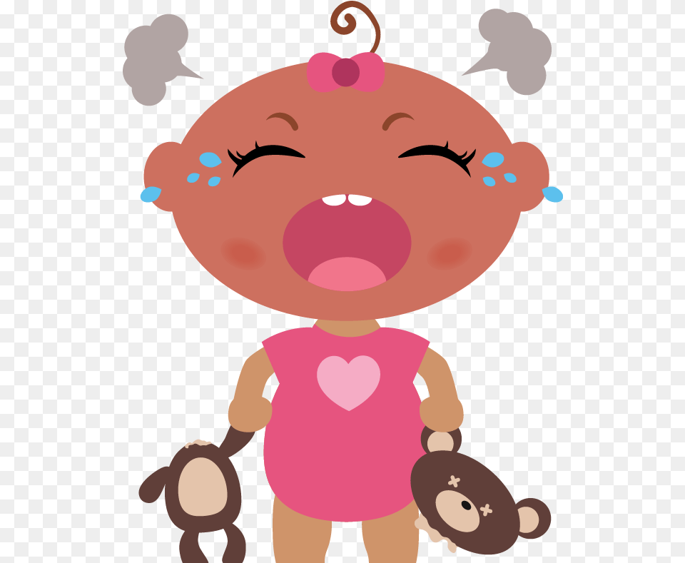 Angry Baby Crying Cartoon, Person, Face, Head, Toy Free Transparent Png