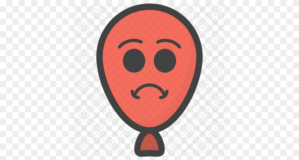 Angry Balloon Emoji Icon Of Dot, Hockey, Ice Hockey, Ice Hockey Puck, Rink Free Png Download