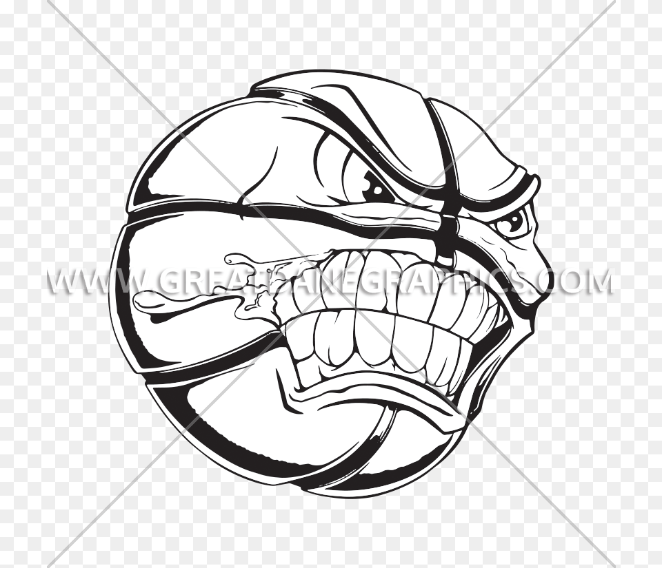 Angry Basketball Clipart Drawing Of Basketball, Ball, Football, Soccer, Soccer Ball Free Transparent Png