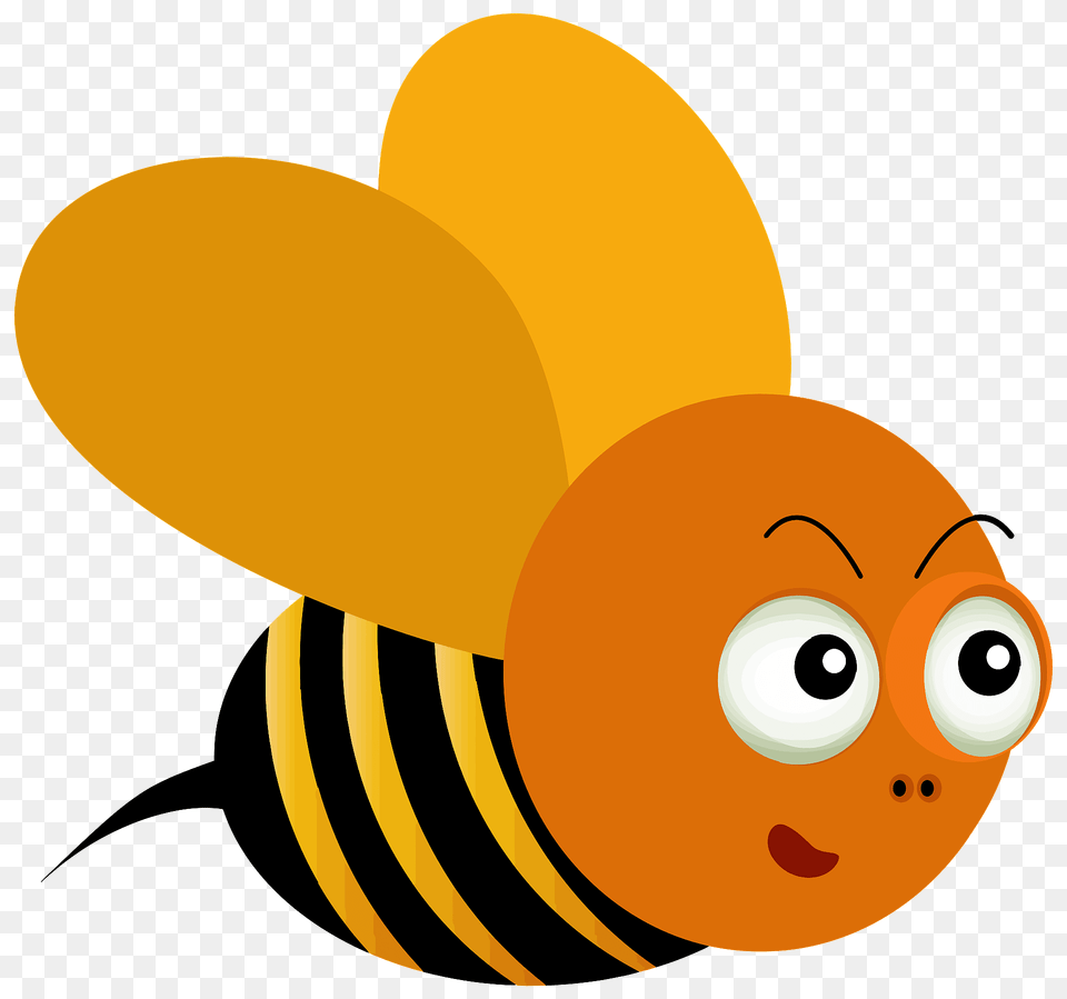 Angry Bee Clipart, Animal, Invertebrate, Insect, Honey Bee Free Png