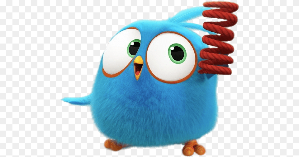 Angry Bird Blue With Spring Angry Birds Blues, Plush, Toy, Baby, Person Free Png