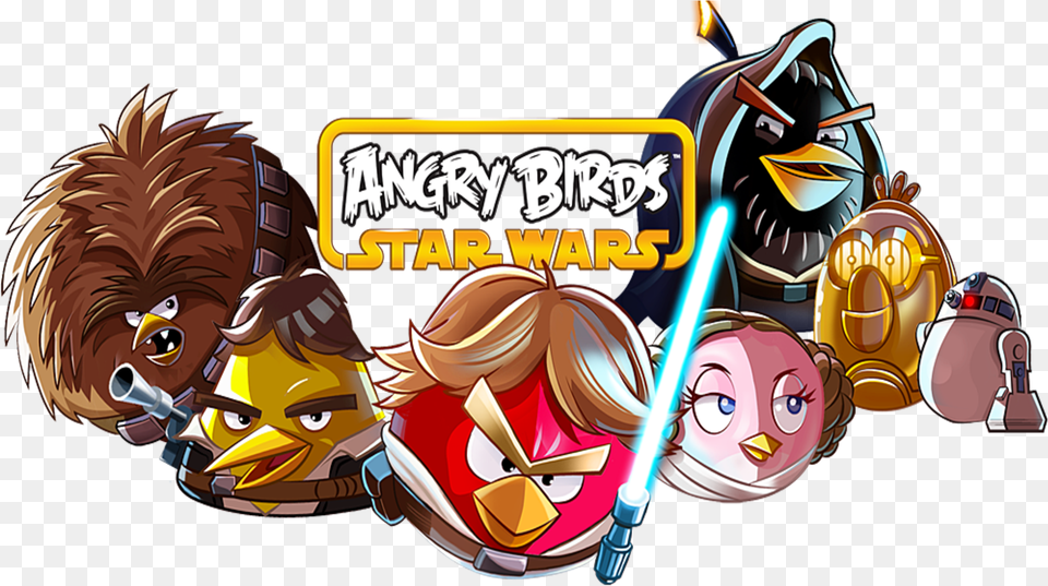 Angry Bird Star Wars, Book, Comics, Publication, Face Free Png Download