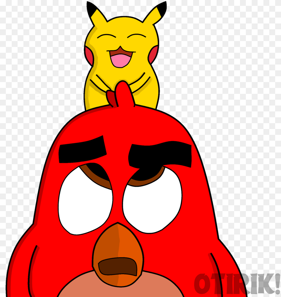 Angry Bird With Pikachu, Bag, Food, Ketchup Free Png