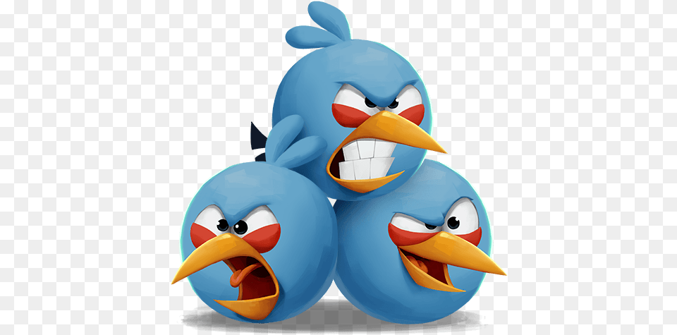 Angry Birds 2 Angry Birds Angry Blues, Animal, Beak, Bird, Toy Free Png
