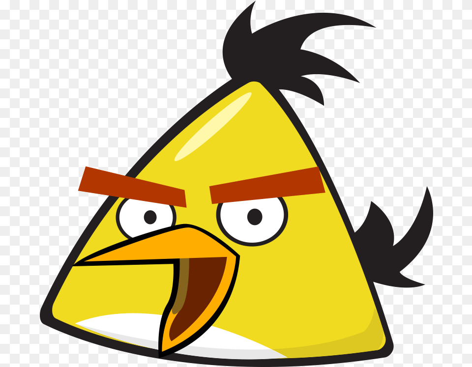 Angry Birds Angry Bird Yellow Transparent Angry Birds Yellow Bird, Clothing, Hat, Animal, Fish Png Image