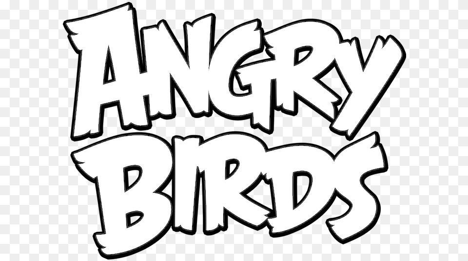 Angry Birds Angry Birds, Stencil, Text, Person Png