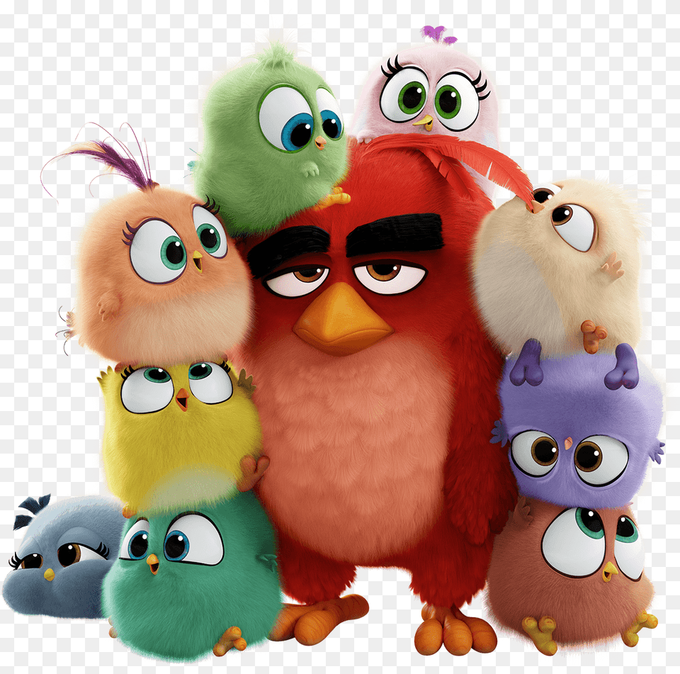 Angry Birds Angry Birds Movie Hatchlings, Plush, Toy Free Transparent Png