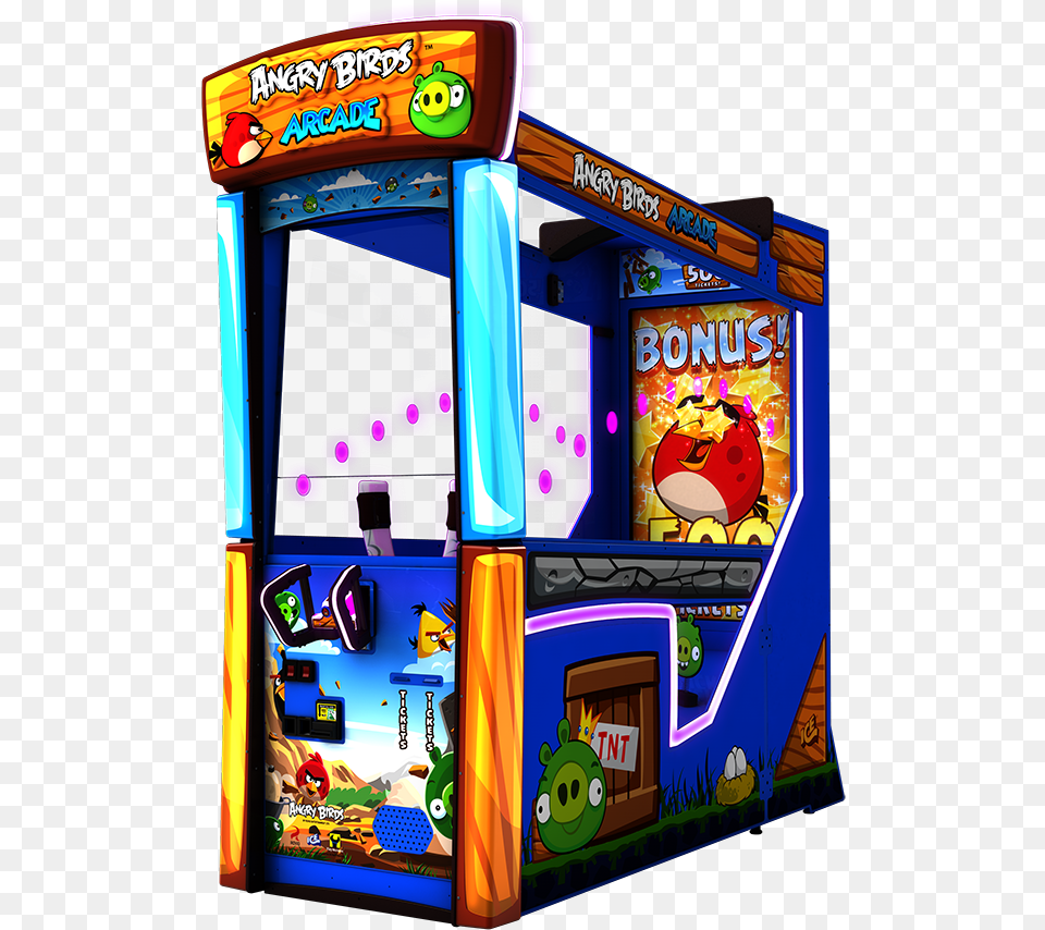 Angry Birds Arcade Sega Arcade, Arcade Game Machine, Game, Bus, Transportation Png Image