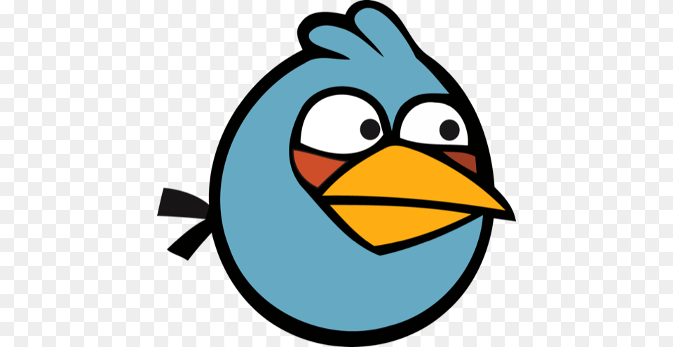 Angry Birds Blue Bird Icon, Animal, Beak, Jay, Clothing Free Png