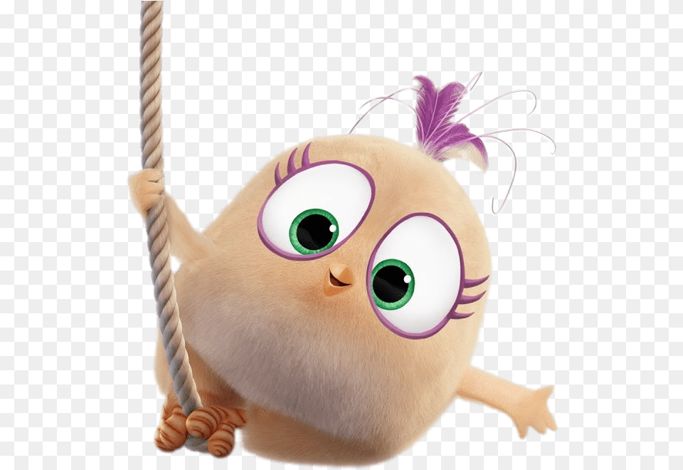 Angry Birds Blues Character Arianna Hanging On Rope Cat Grabs Treat, Animal, Bear, Mammal, Wildlife Free Png Download