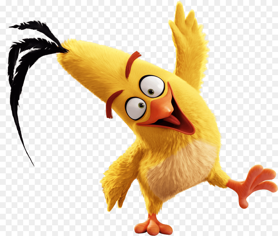 Angry Birds Chuck Angry Birds Movie, Animal, Bird, Cartoon Free Png Download