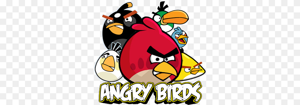 Angry Birds Clipart Logo Pic Icons And Angry Birds Logo, Animal, Beak, Bird Free Png