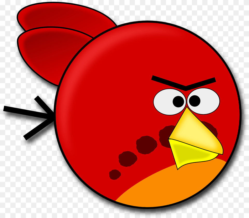 Angry Birds Coloring Pages For Your Small Kids Angry Bird Images White Background, Astronomy, Moon, Nature, Night Free Png Download