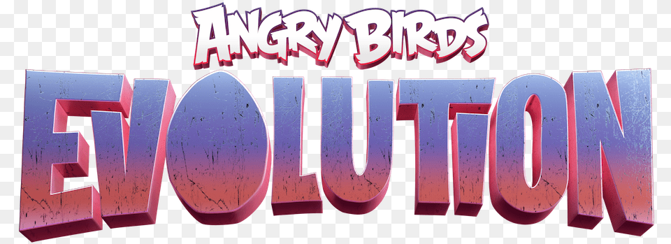 Angry Birds Evolution Android Angry Birds Evolution Logo, Purple, Text Free Transparent Png
