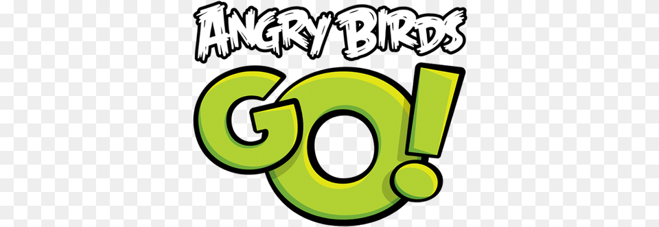 Angry Birds Go Logo Angry Bird Go, Green, Text, Number, Symbol Free Transparent Png