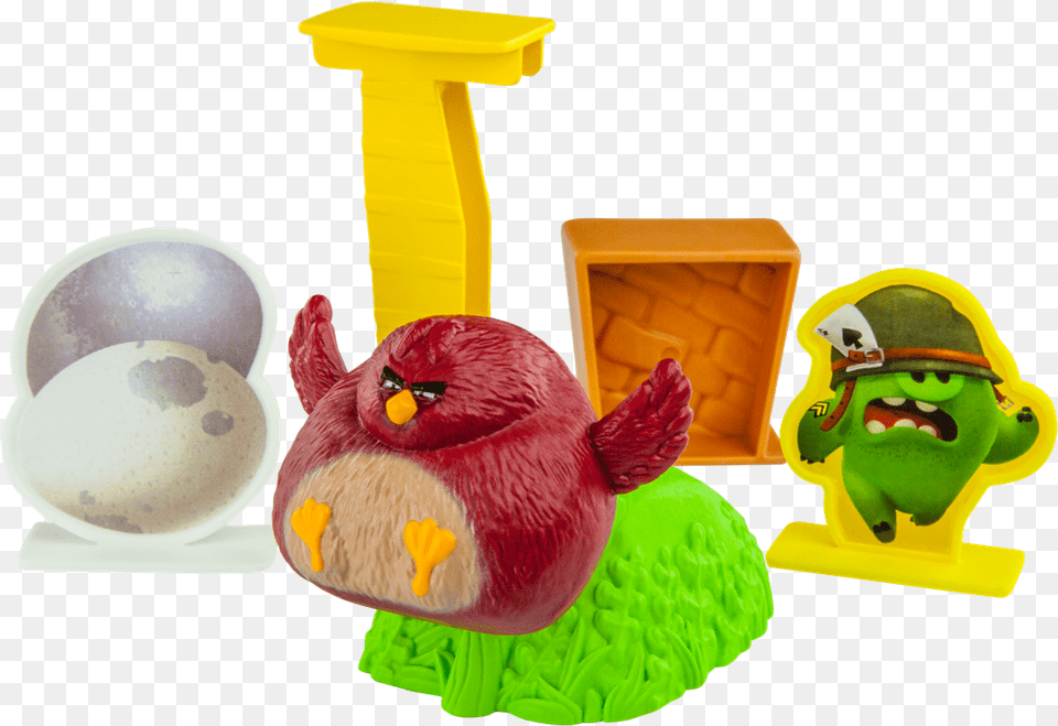 Angry Birds Happy Meal Mcdonalds The Angry Birds Movie, Toy, Baby, Person, Egg Png