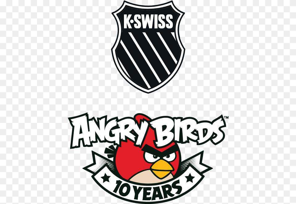 Angry Birds K Swiss Logo, Emblem, Symbol, Dynamite, Weapon Png Image