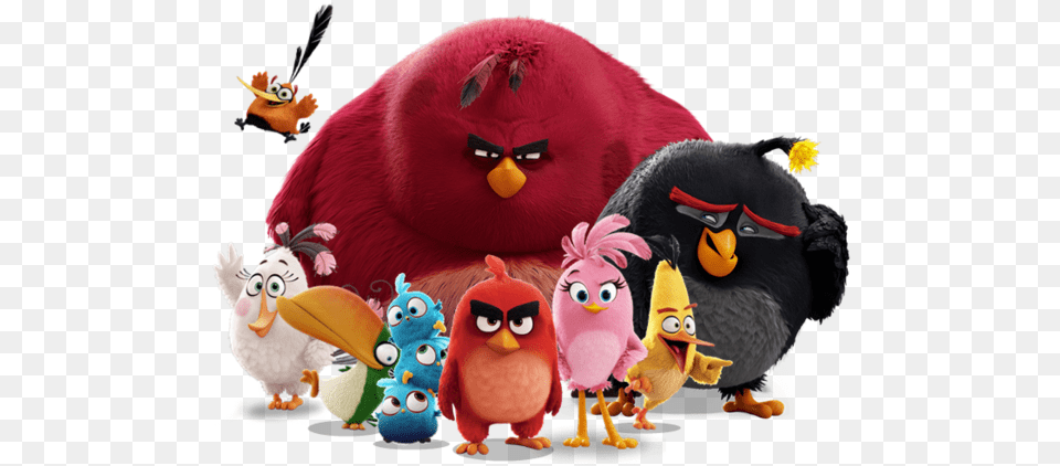 Angry Birds Movie Flock By Jeremiekent13 Angry Birds Movie Junior Novel By Chris Cerasi, Plush, Toy, Animal, Bird Free Transparent Png