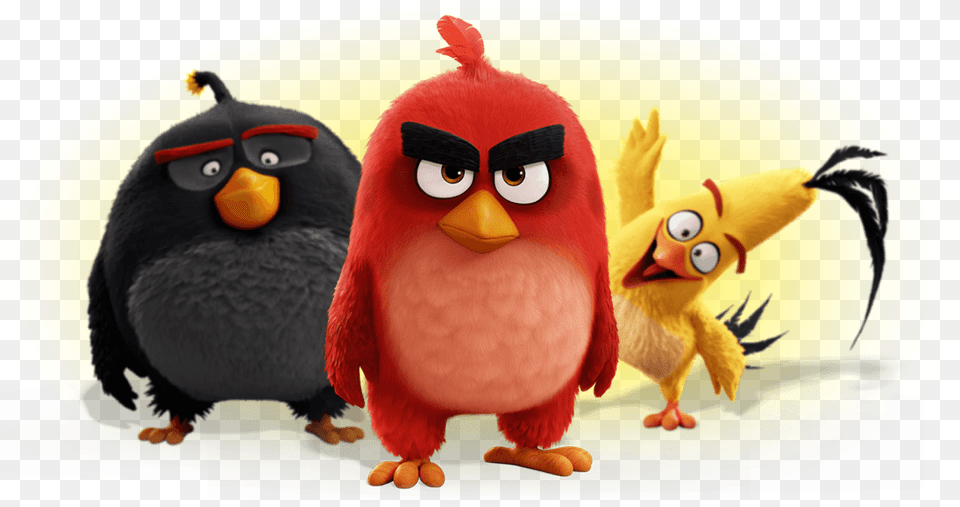 Angry Birds Movie Group Photo Angry Birds Movie Junior Novel By Chris Cerasi, Animal, Bird, Cartoon Free Png