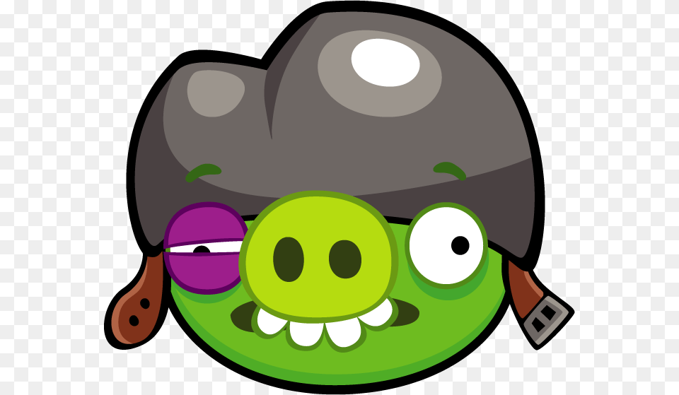 Angry Birds Pig, Clothing, Hat, Green Free Png