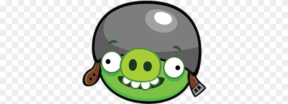 Angry Birds Pig Download Angry Birds Helmet Pig, Green, Disk Png Image