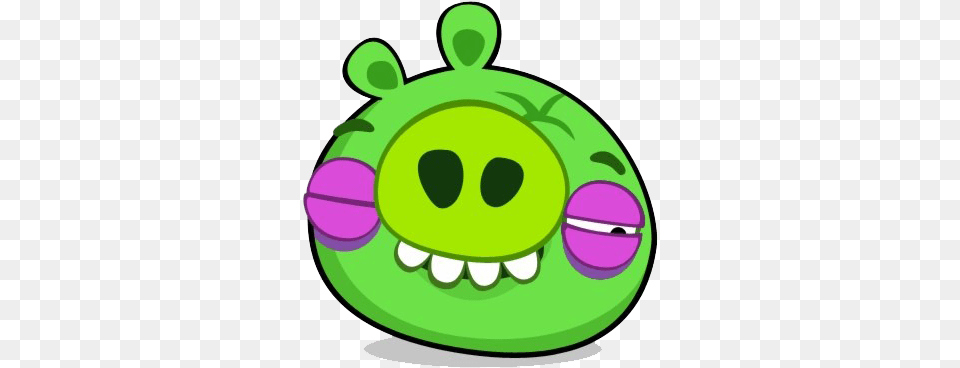 Angry Birds Pig Free Angry Birds Space Pig, Green, Purple, Ball, Sport Png Image