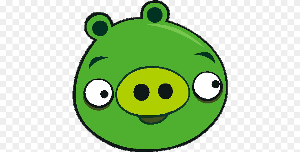 Angry Birds Pig Picture Pig From Angry Birds, Green, Animal Free Png Download