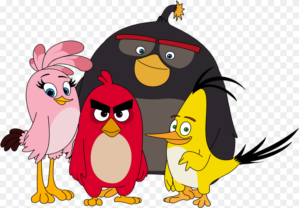 Angry Birds Red Bird Chuck Chuck The Angry Birds Movie, Cartoon, Animal, Penguin Free Png