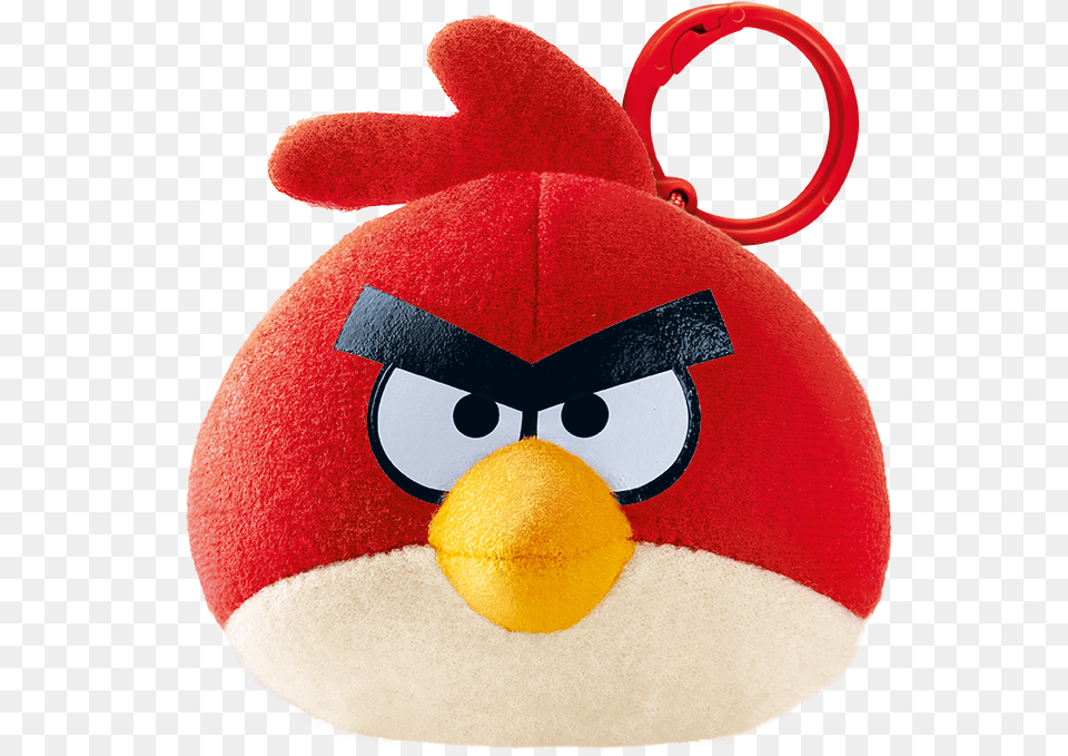 Angry Birds Red Keychain, Plush, Toy, Bag, Citrus Fruit Free Transparent Png