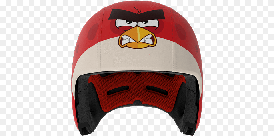 Angry Birds Red Skin Egg Helmet Angry Birds, Crash Helmet, Clothing, Hardhat Free Transparent Png