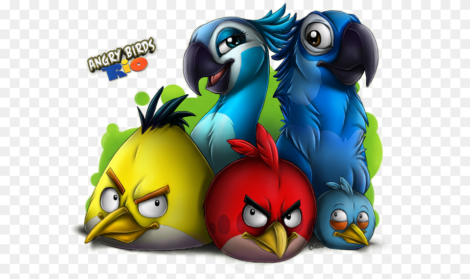 Angry Birds Rio For Pc Mac Angry Birds Rio, Art, Graphics, Animal, Beak Free Transparent Png