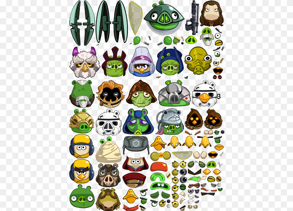 Angry Birds Star Wars Ii Sprite Fictional Character, Baby, Face, Head, Person Free Png