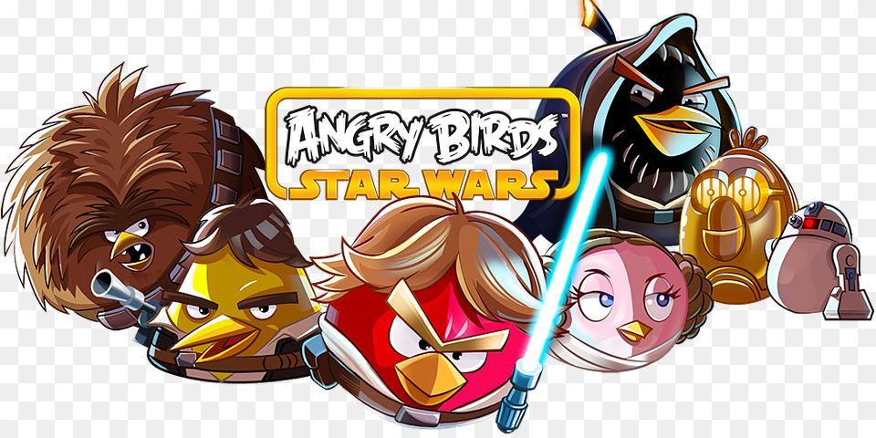 Angry Birds Star Wars Image Angry Birds Star Wars, Book, Comics, Publication, Face Png