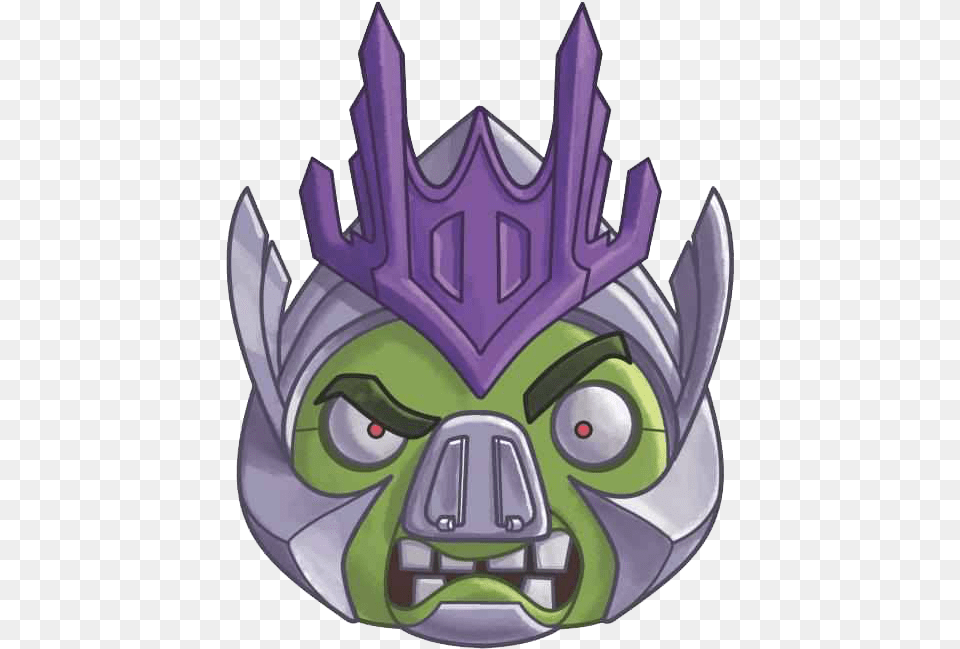 Angry Birds Transformers Megatron Face Supernatural Creature, Purple, Birthday Cake, Cake, Cream Png Image